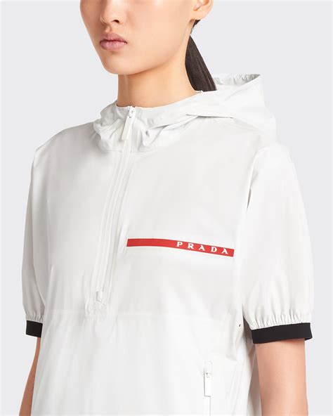 prada nylon anorak|PRADA .